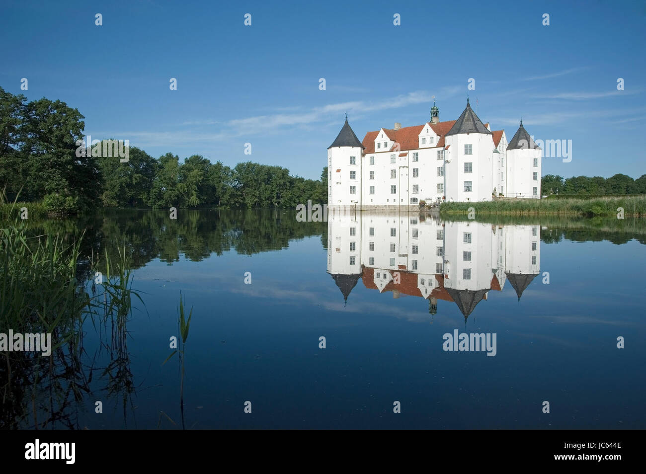 Glück Burg, Schleswig Holstein, Glück Schloss, Glücksburg, Schloss Gluecksburg Stockfoto