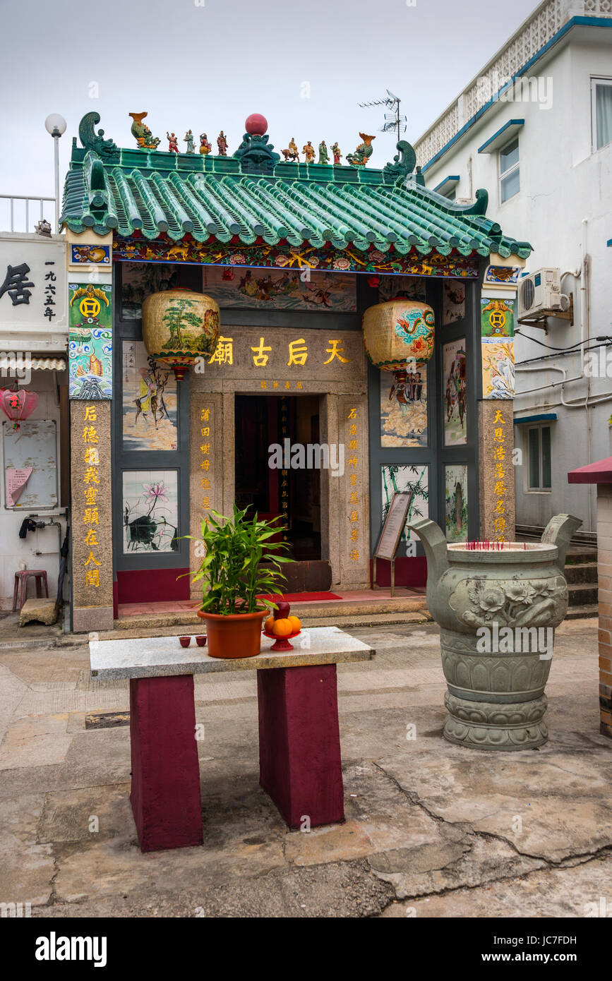 Tin Hau Tempel, Shek O Dorf, Hong Kong Stockfoto