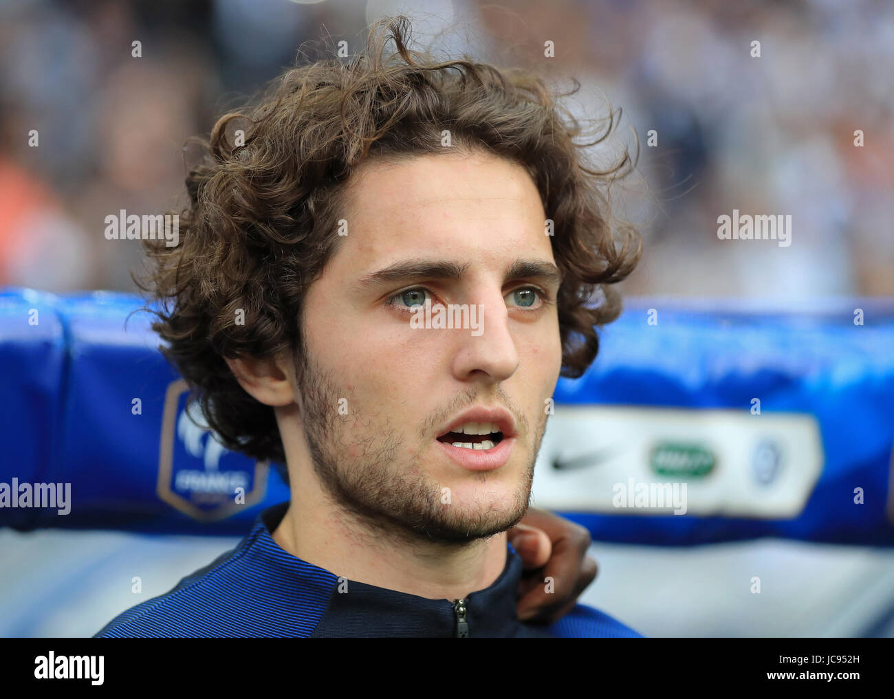 Frankreichs Adrien Rabiot während der internationale Freundschaftsspiele im Stade de France, Paris Stockfoto