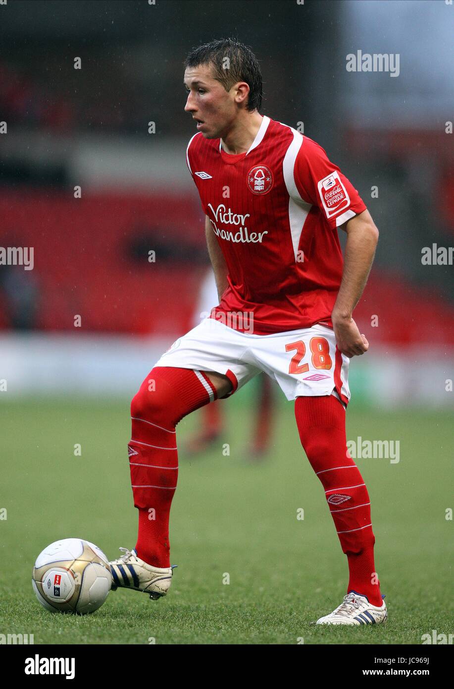 RADOSLAW MAJEWSKI NOTTINGHAM FOREST FC Stadt Boden NOTTINGHAM ENGLAND 2. Januar 2010 Stockfoto