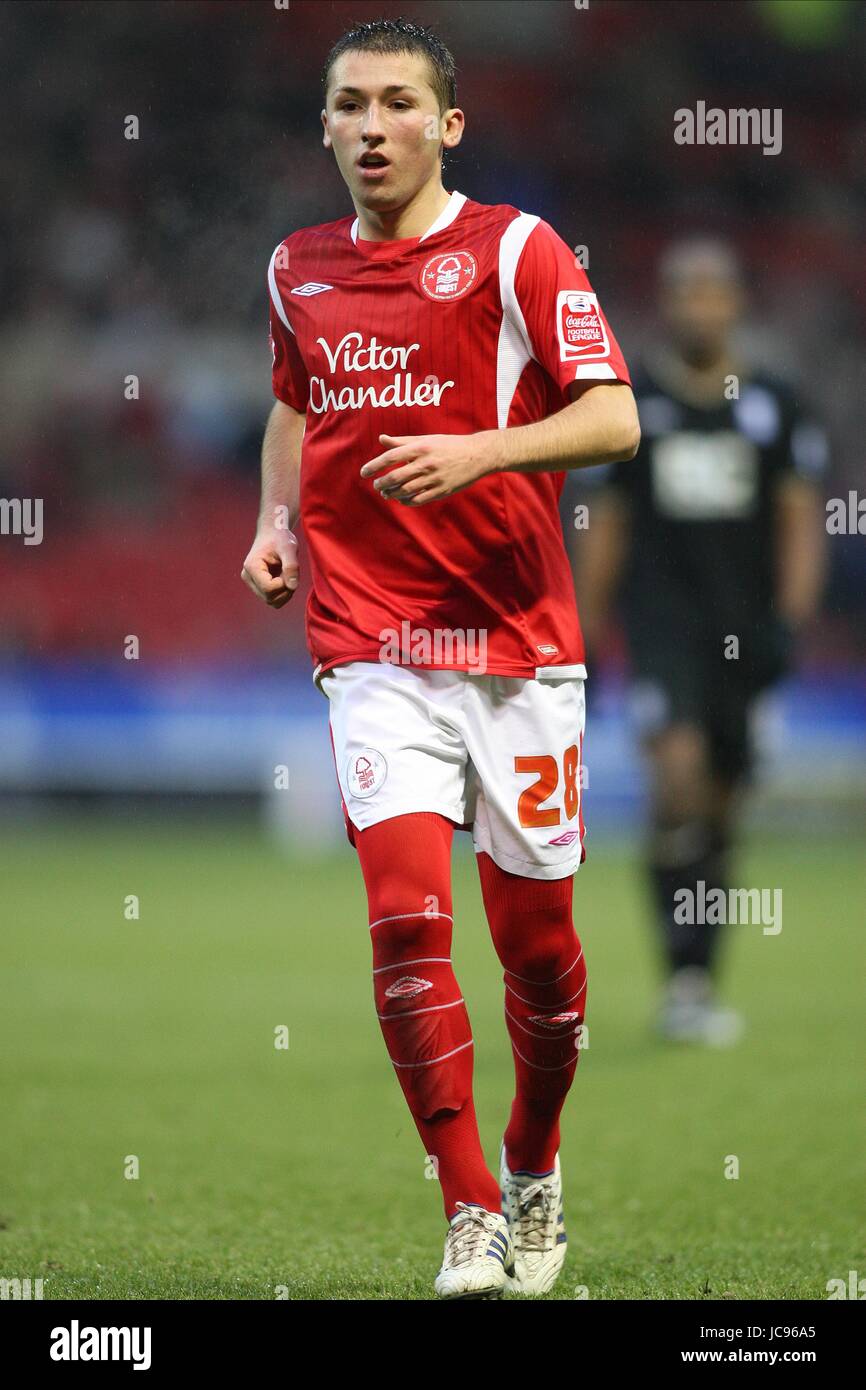 RADOSLAW MAJEWSKI NOTTINGHAM FOREST FC Stadt Boden NOTTINGHAM ENGLAND 2. Januar 2010 Stockfoto