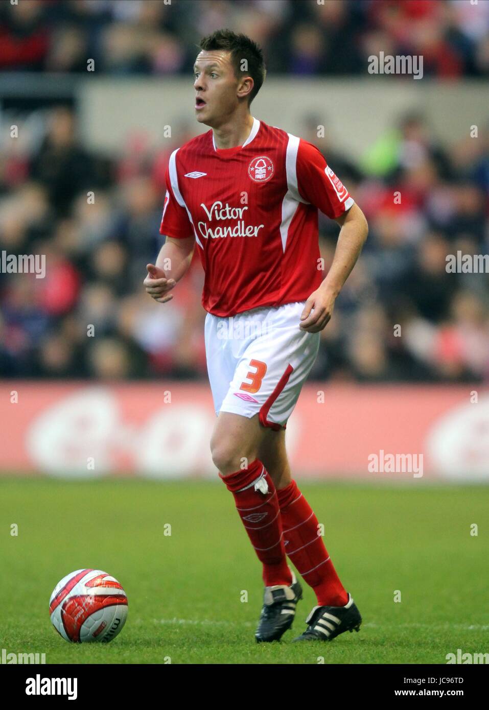 NICKY SHOREY NOTTINGHAM FOREST FC Stadt Boden NOTTINGHAM ENGLAND 16. Januar 2010 Stockfoto