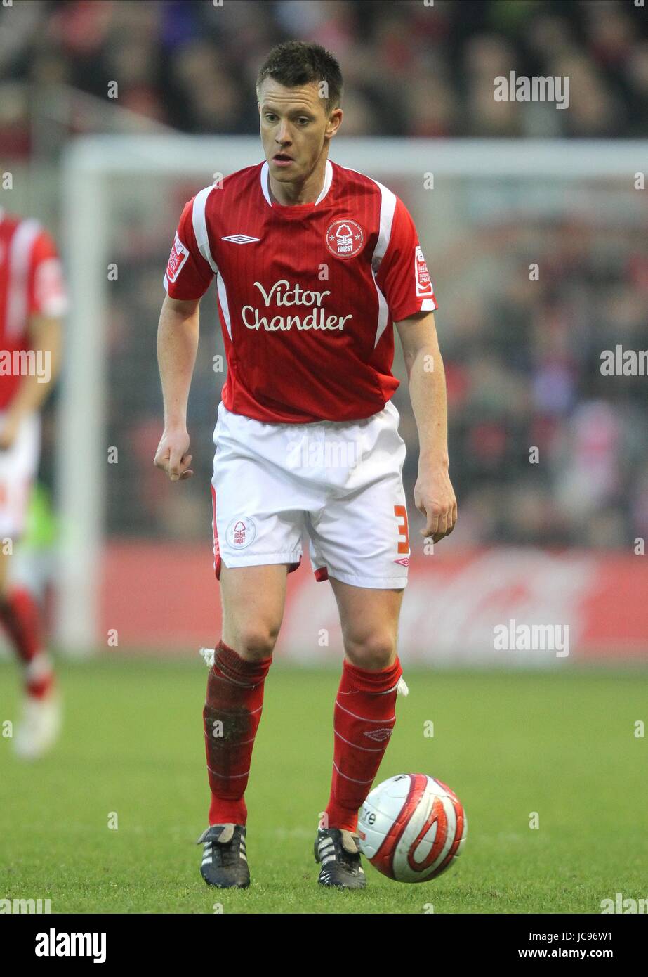 NICKY SHOREY NOTTINGHAM FOREST FC Stadt Boden NOTTINGHAM ENGLAND 16. Januar 2010 Stockfoto