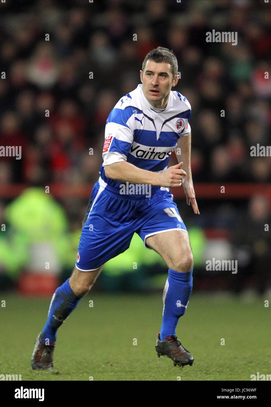 ANDY GRIFFIN READING FC Stadt NOTTINGHAM ENGLAND gemahlen 16. Januar 2010 Stockfoto