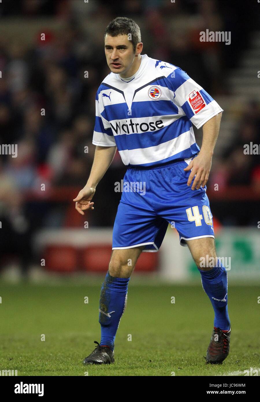ANDY GRIFFIN READING FC Stadt NOTTINGHAM ENGLAND gemahlen 16. Januar 2010 Stockfoto