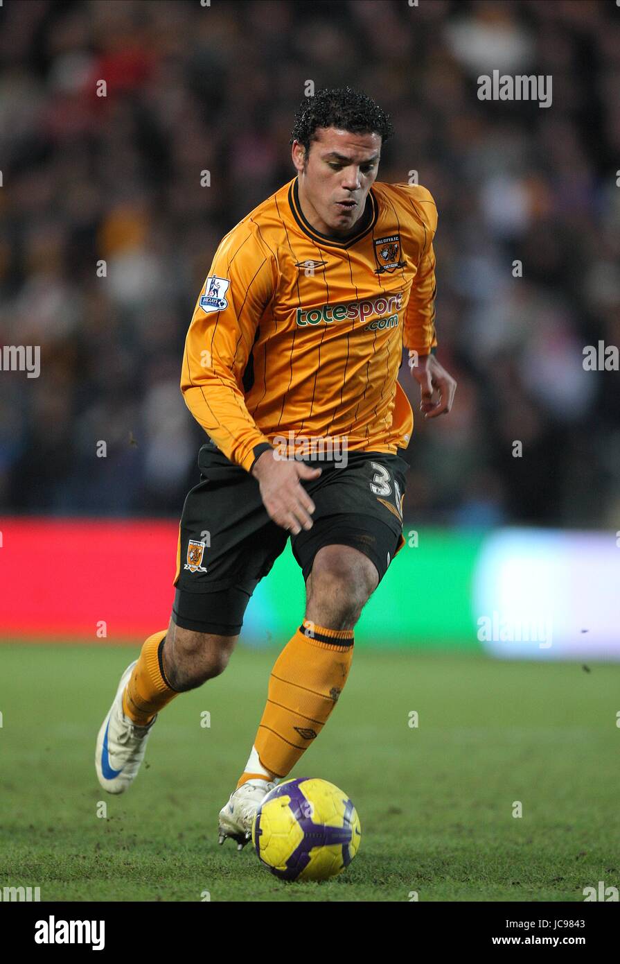 AMR ZAKI HULL CITY FC KC STADIUM HULL ENGLAND 30. Januar 2010 Stockfoto