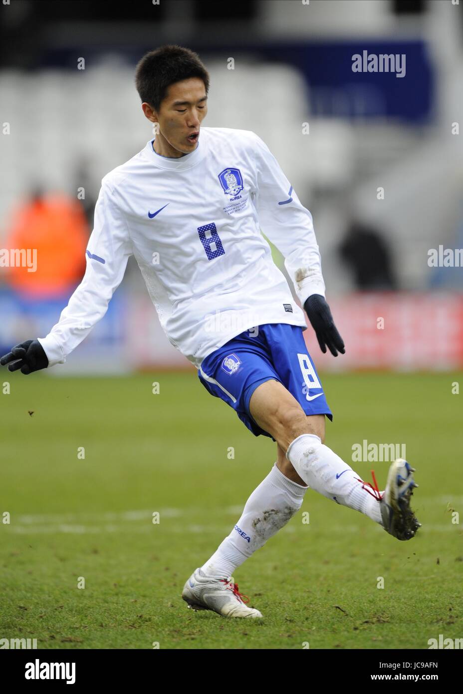 KIM JUNG-WOO Südkorea LOFTUS ROAD Stadion LONDON ENGLAND 3. März 2010 Stockfoto