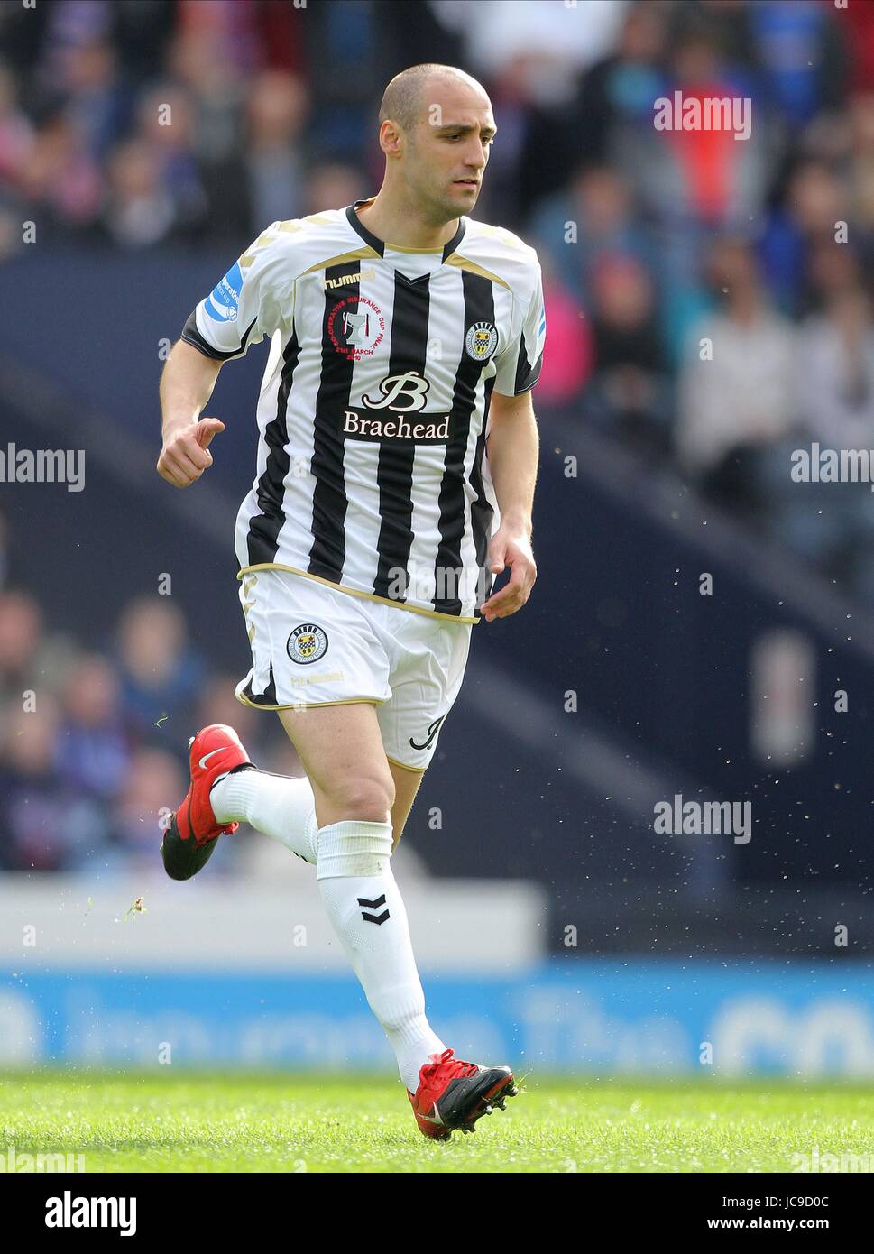 BILLY MEHMET ST. MIRREN FC HAMPDEN PARK GLASGOW Schottland 21. März 2010 Stockfoto