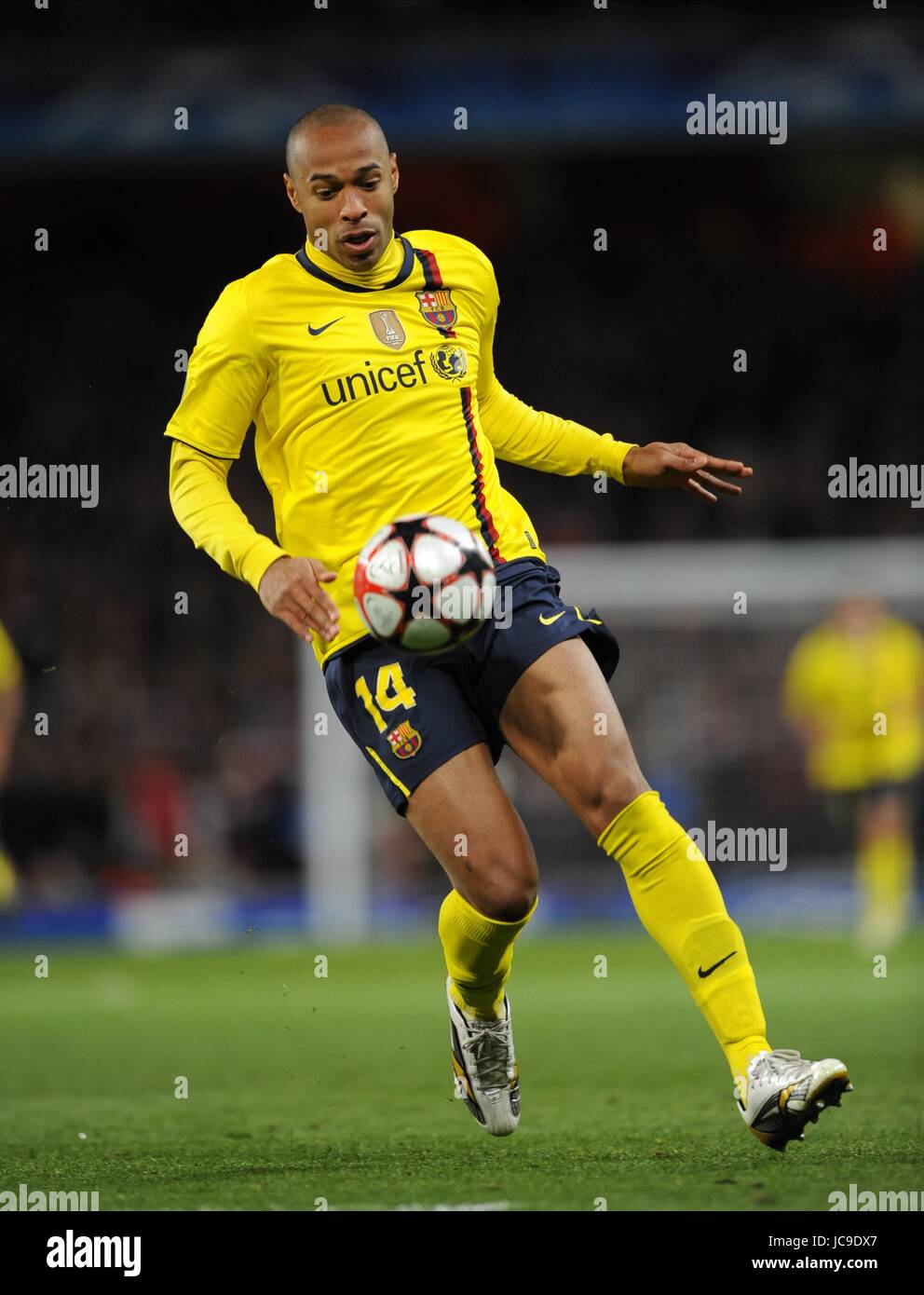 THIERRY HENRY FC BARCELONA EMIRATES Stadion LONDON ENGLAND 31. März 2010 Stockfoto