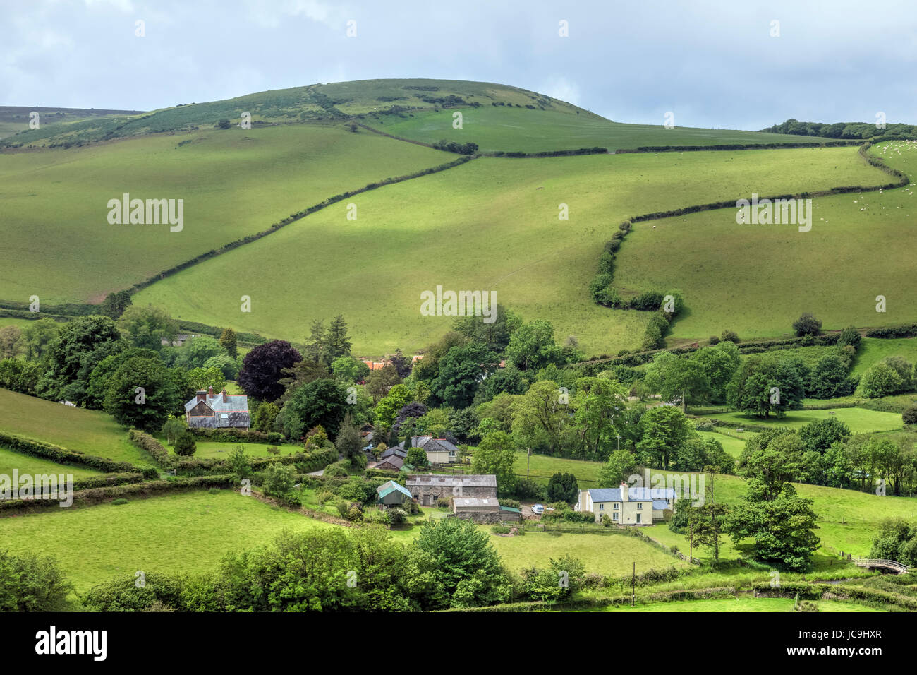 OARE in der Nähe von Lynton, Exmoor, Devon, England, UK Stockfoto