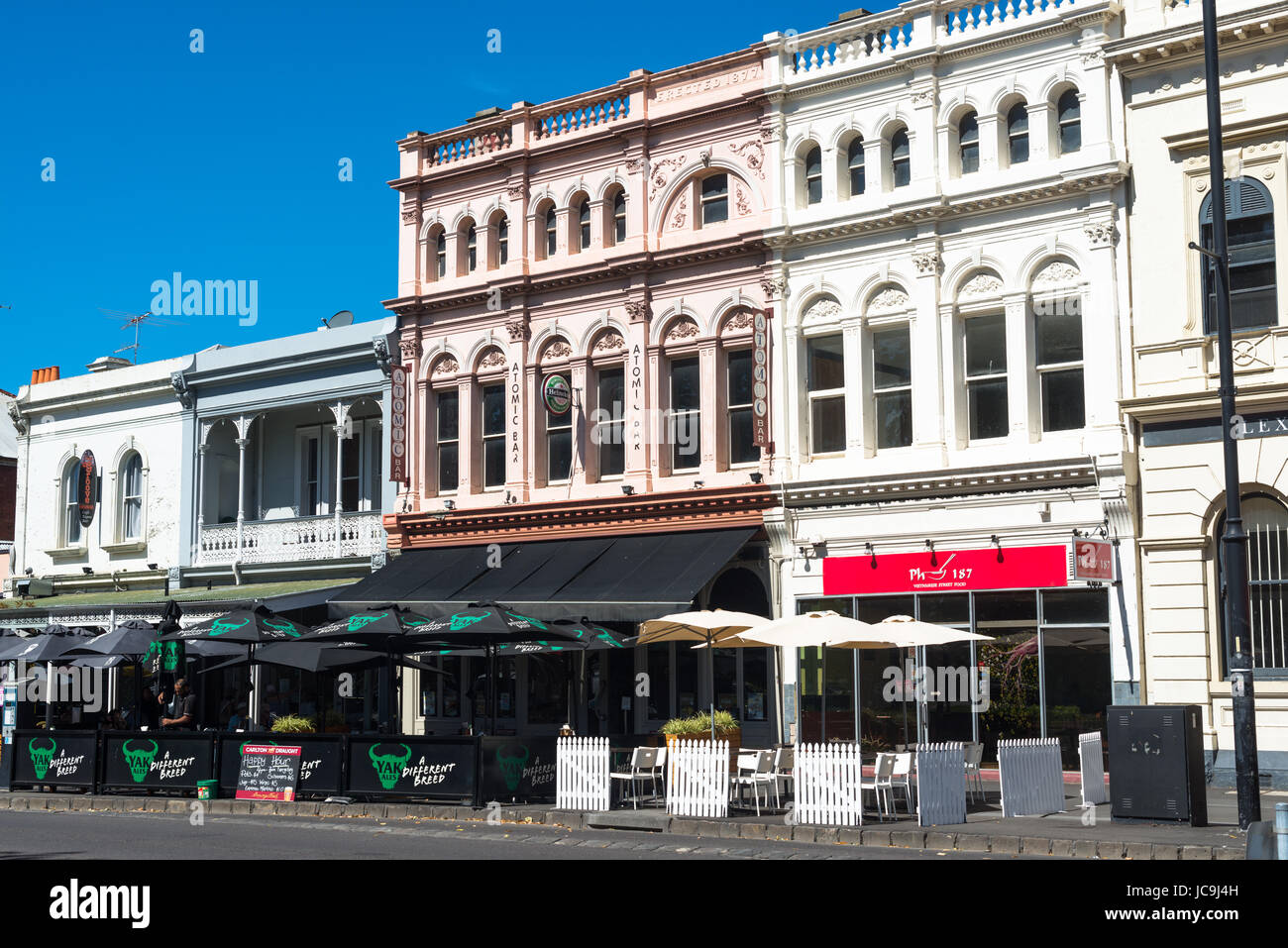 Williamstown, flussaufwärts von Melbourne Stadtzentrum. Victoria, Australien Stockfoto