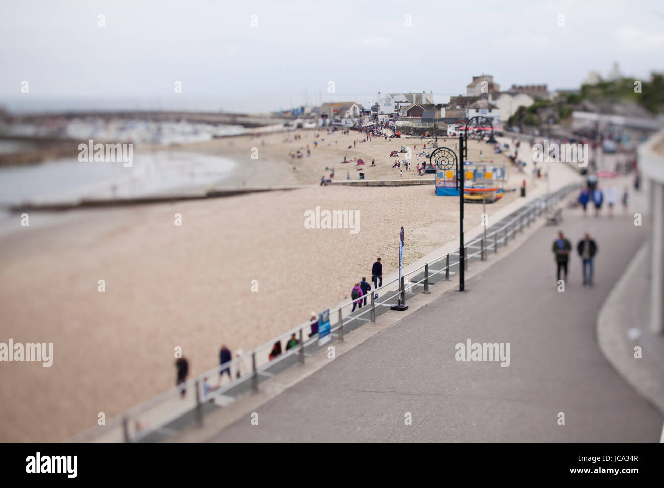 Malerischer Küstenort Lyme Regis, West Dorset, England, UK Stockfoto