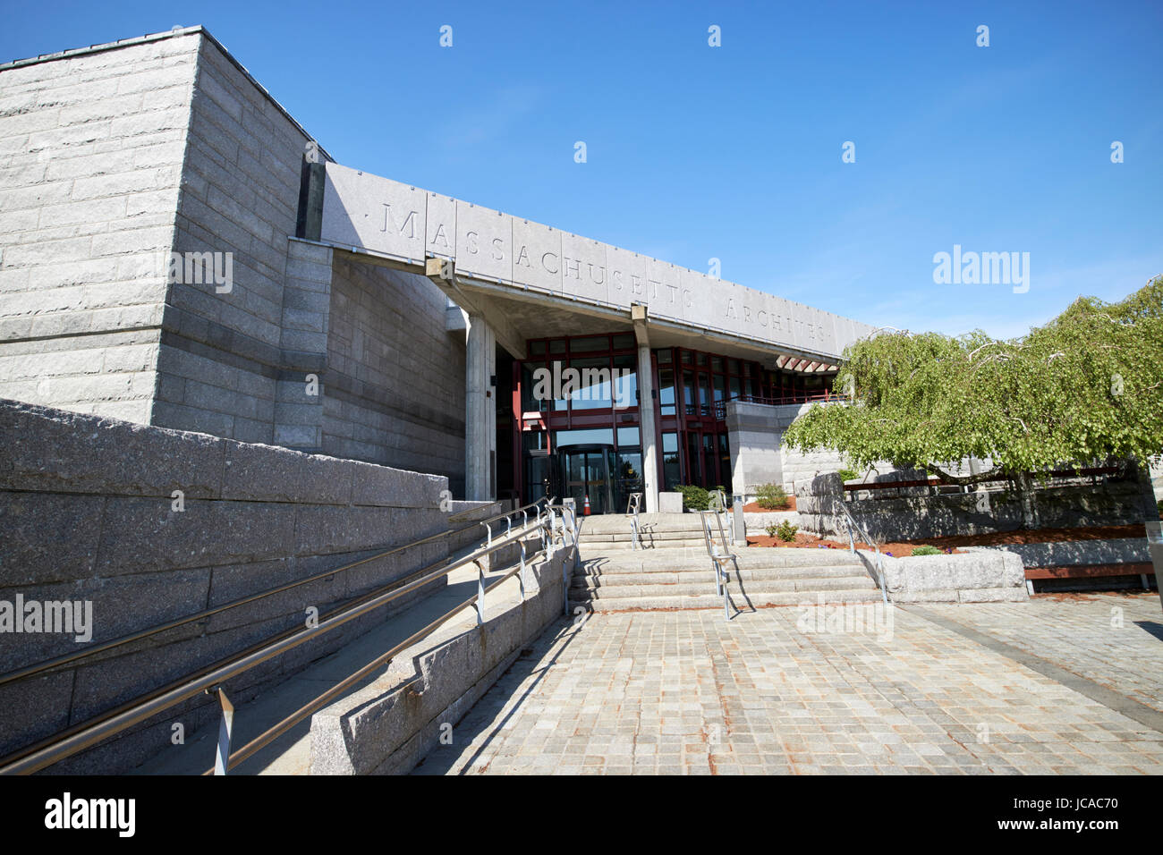 Massachusetts Archiv Gebäude Boston USA Stockfoto