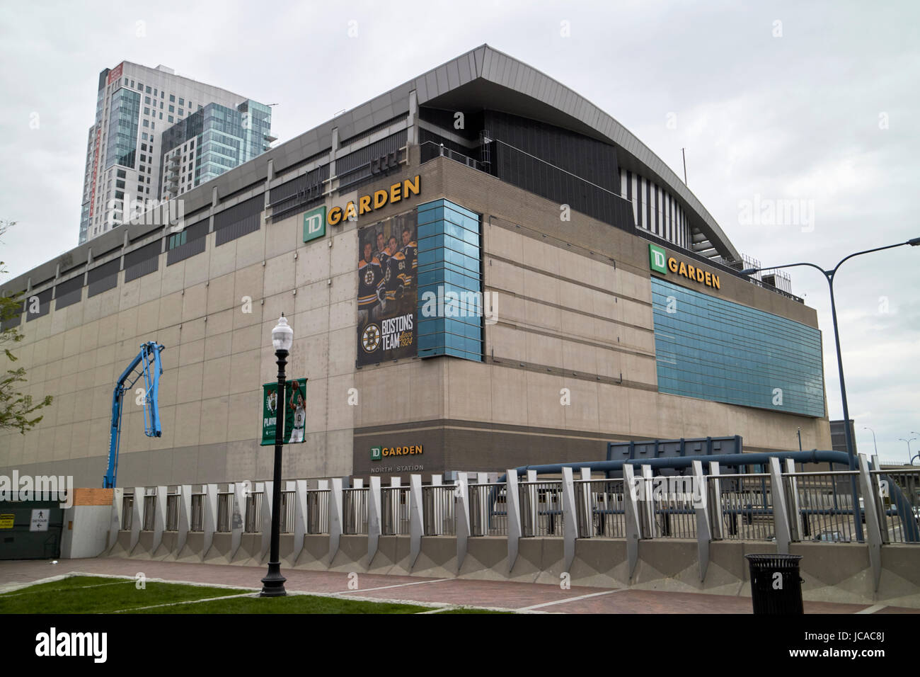 TD garden Arena, Heimat der Boston Bruins und die Boston Celtics Boston USA Stockfoto