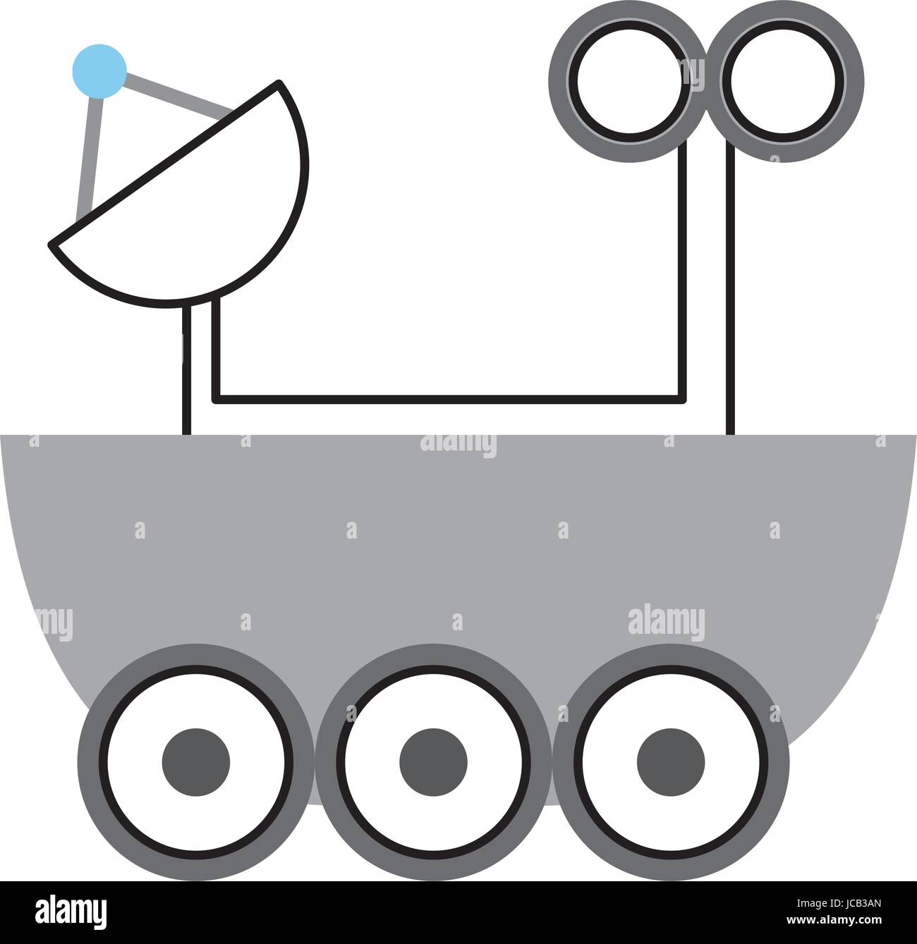 Space Explorer Auto-Symbol Stock Vektor