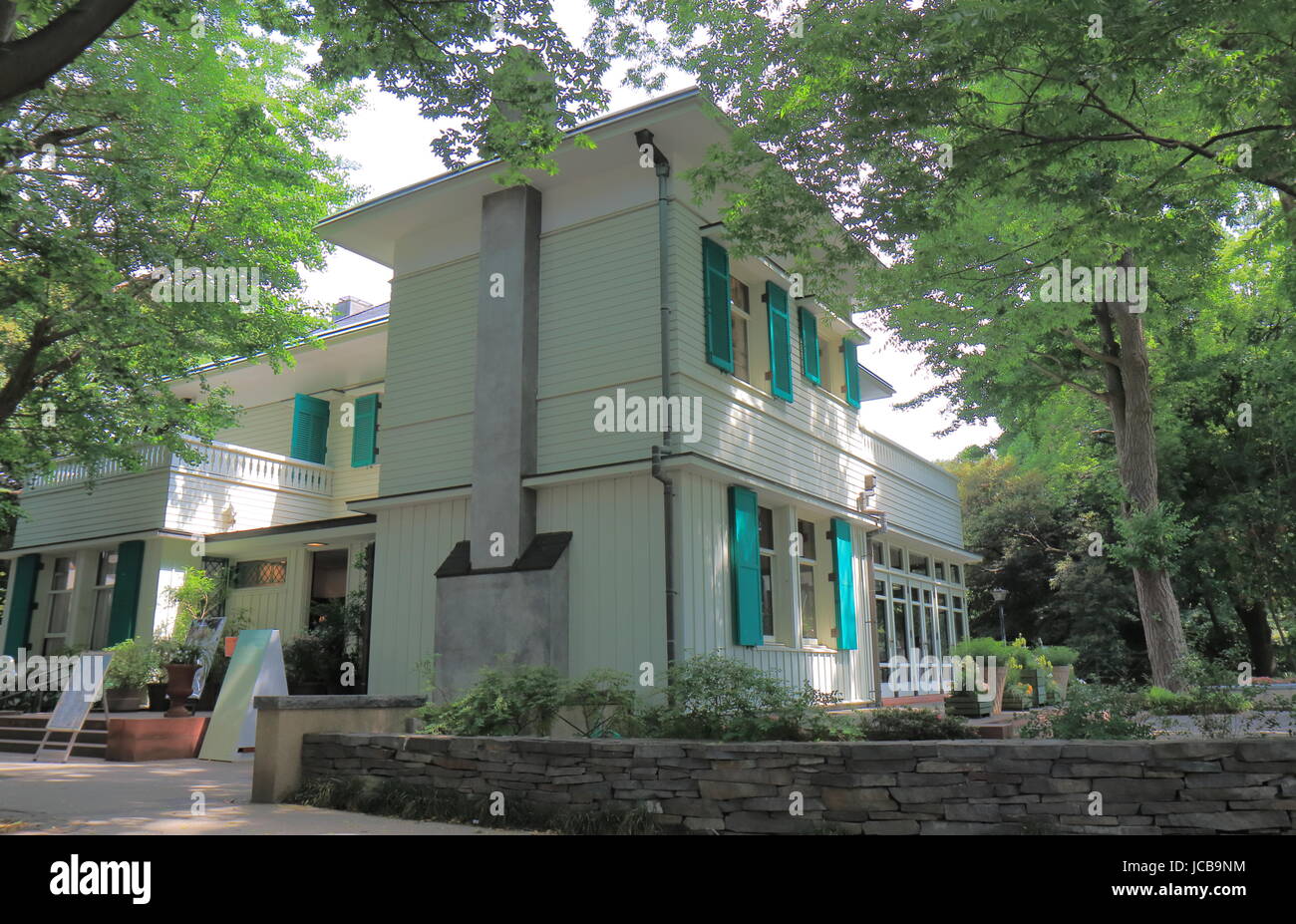 Historische Ehrismann Residenz in Yokohama, Japan. Ehrismann Haus wurde 1927 in Yamate Ausländer Bereich errichtet. Stockfoto