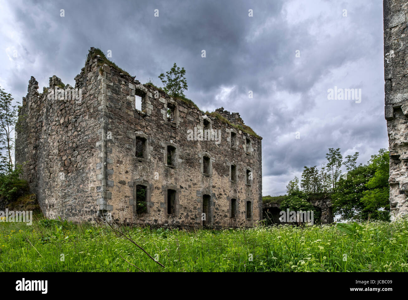 18. Jahrhundert Bernera-Kaserne in der Nähe von Glenelg, Ross und Cromarty in den westlichen Highlands von Schottland Stockfoto