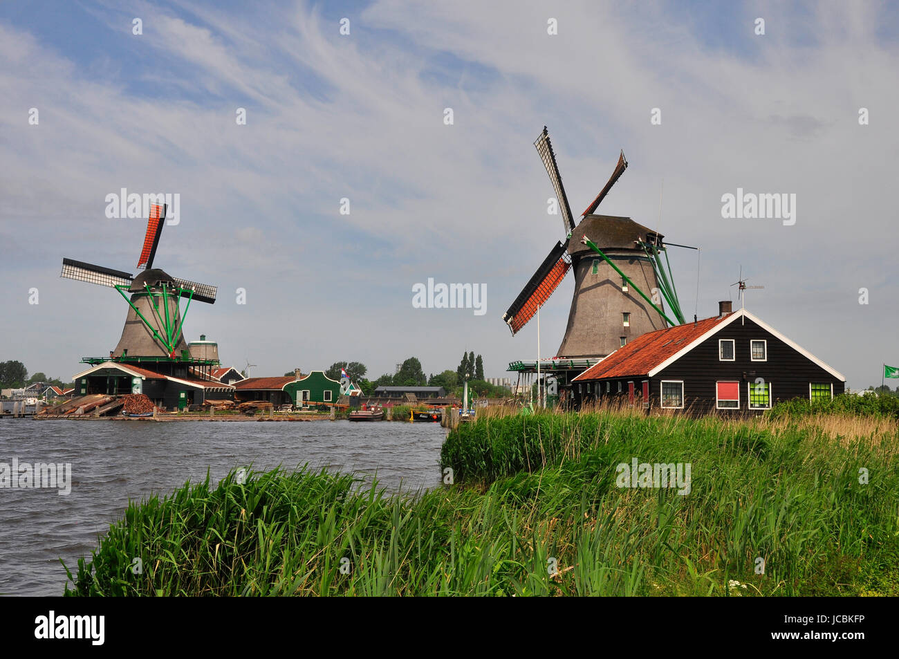 Windmühle Stockfoto