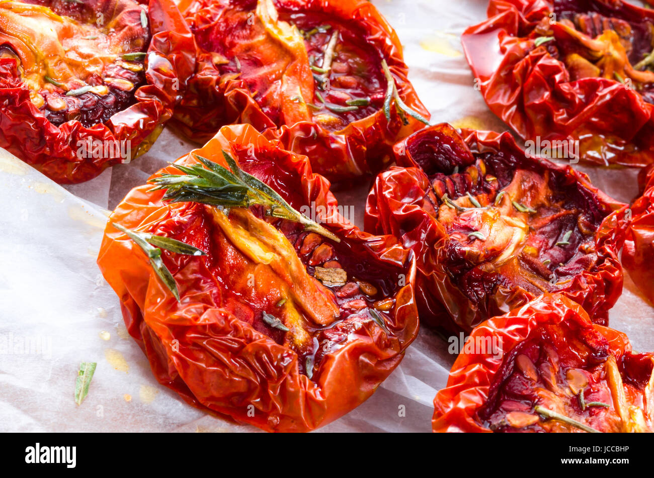 getrocknete Tomaten Stockfoto