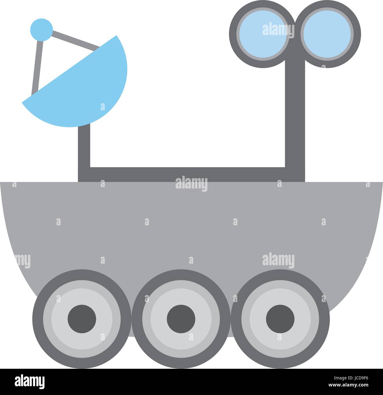 Space Explorer Auto-Symbol Stock Vektor