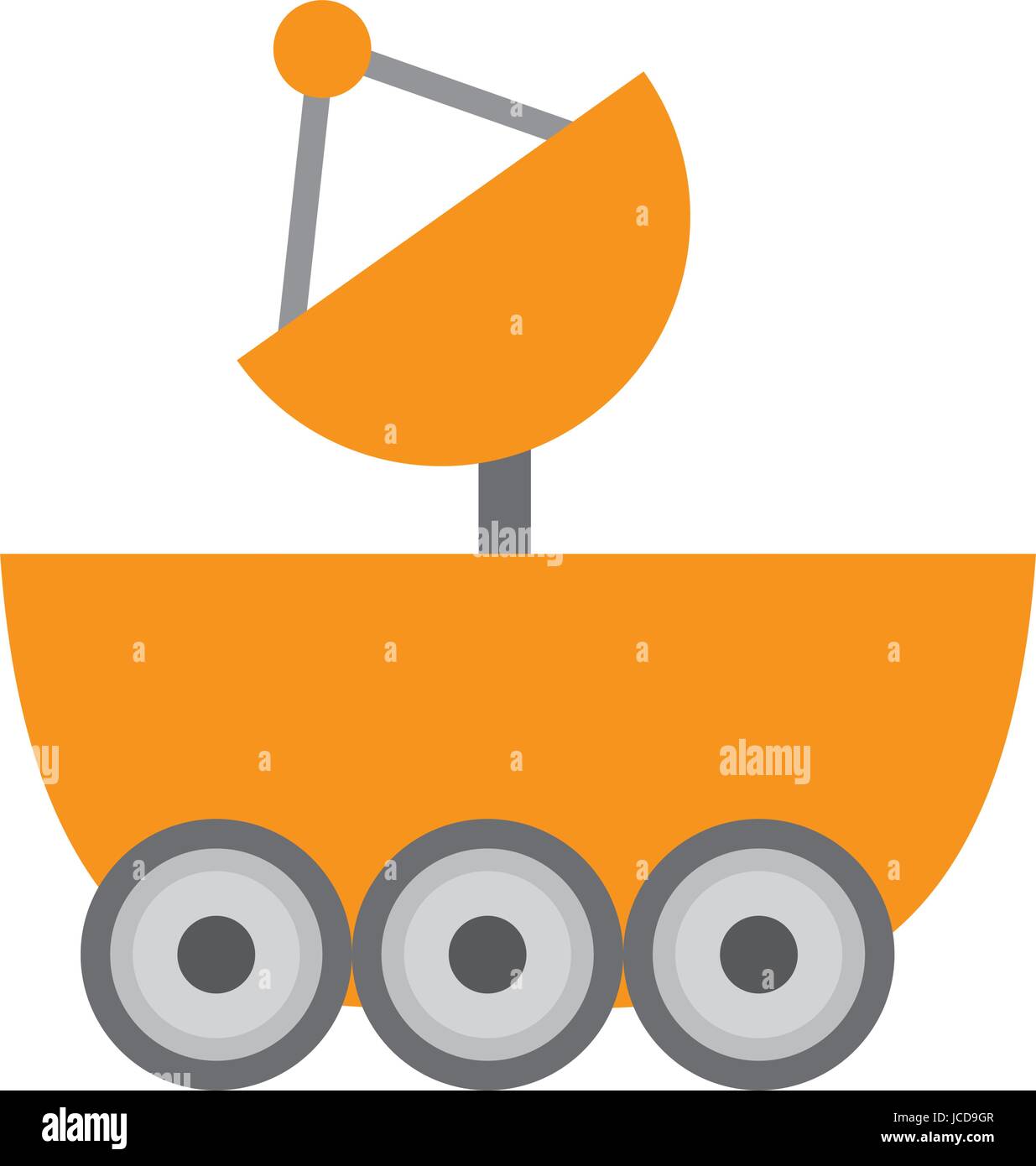 Space Explorer Auto-Symbol Stock Vektor