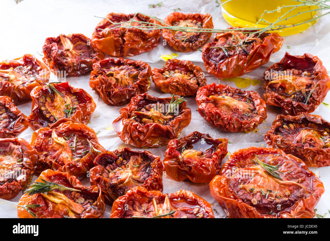 getrocknete Tomaten Stockfoto