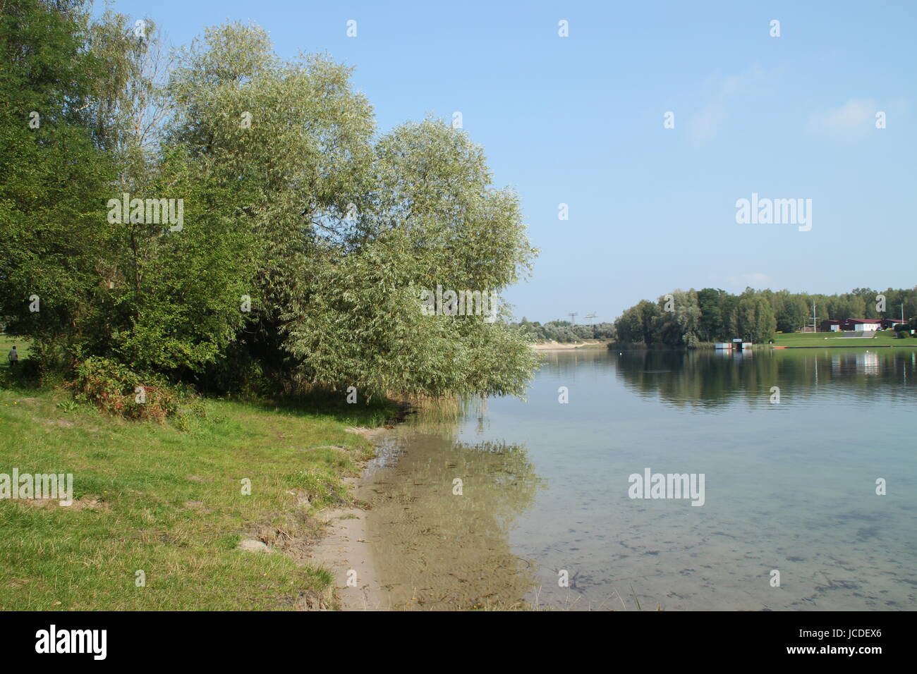 Ein See in Sachsen - Anhalt Stockfoto