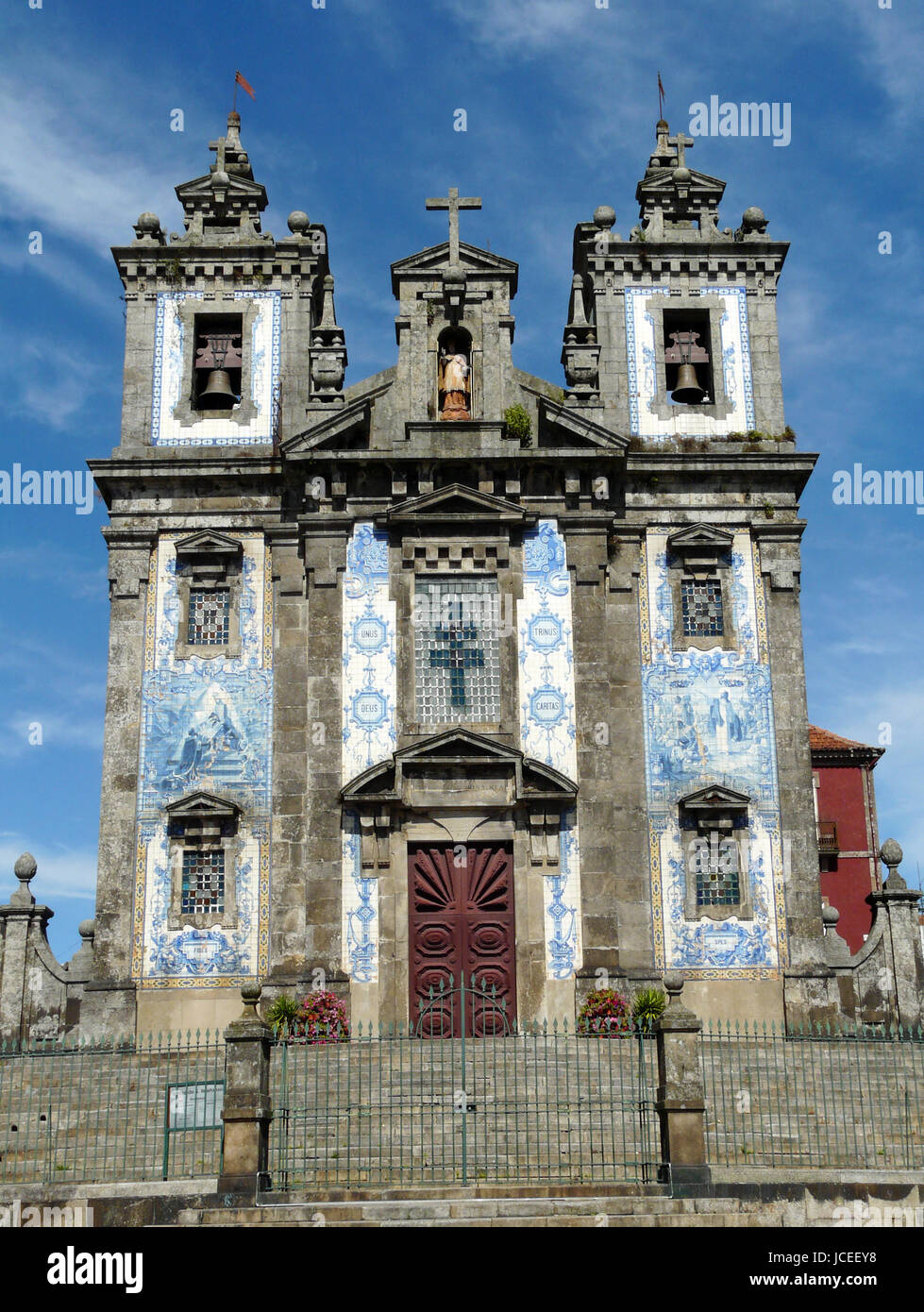 Igreja de Sto Ildefonso. Stockfoto