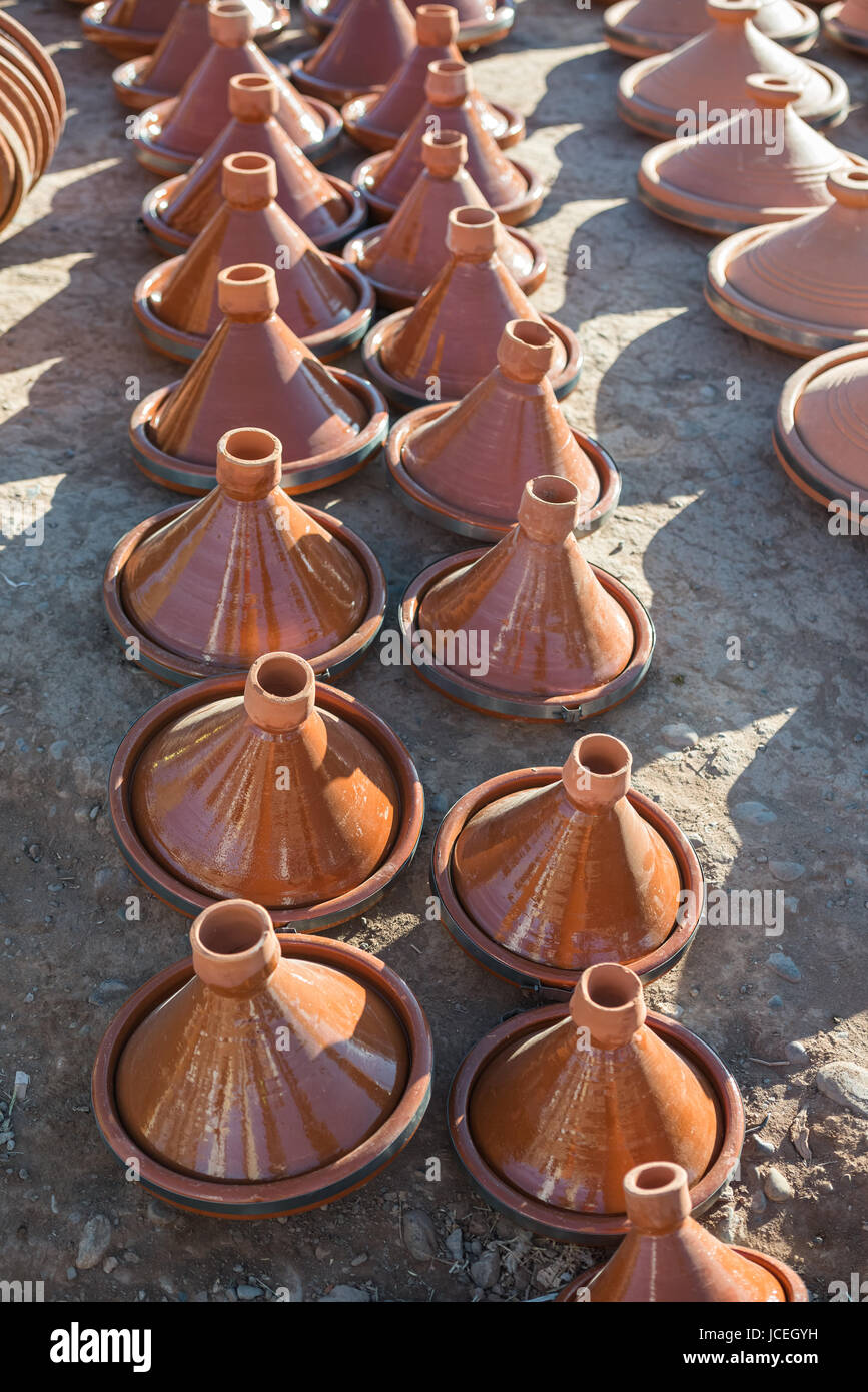 Traditionelle marokkanische Tajine Stockfoto