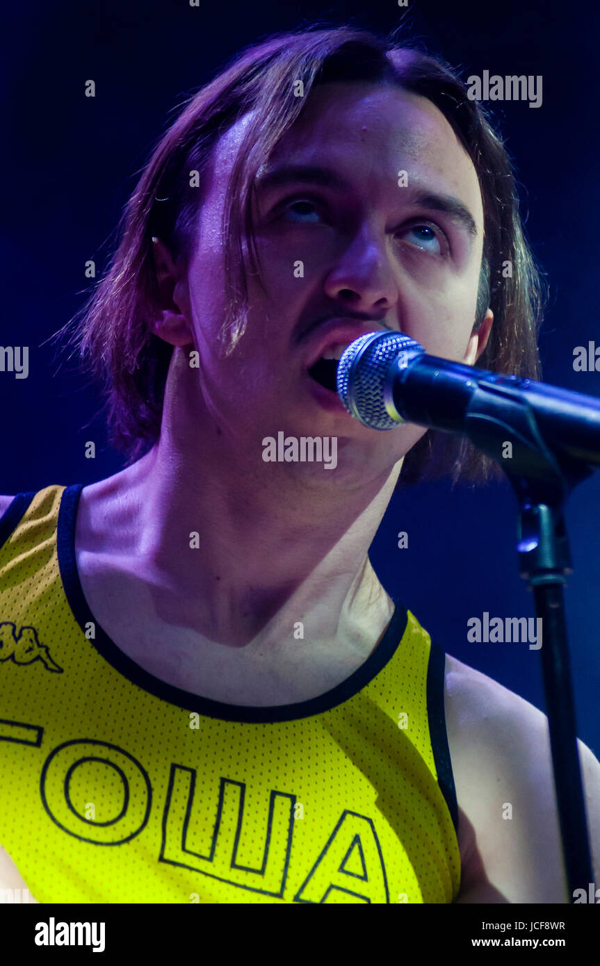 Barcelona, Spanien. 15. Juni 2017. Sónar 2017. Sonar tagsüber. Tommy Cash / EE. Im neuen Rap aus dem Osten. Die junge, die estnische Mc scheint Zuge Yung Leans narkotischen Rap zu folgen und haben vollständig assimiliert die bizarre, und Durchbruch Ästhetik des sterben Antwoord. Es ist eine Ikone in Russland und den Ländern des Ostens. Bildnachweis: Cisco Pelay / Alamy Live News Stockfoto