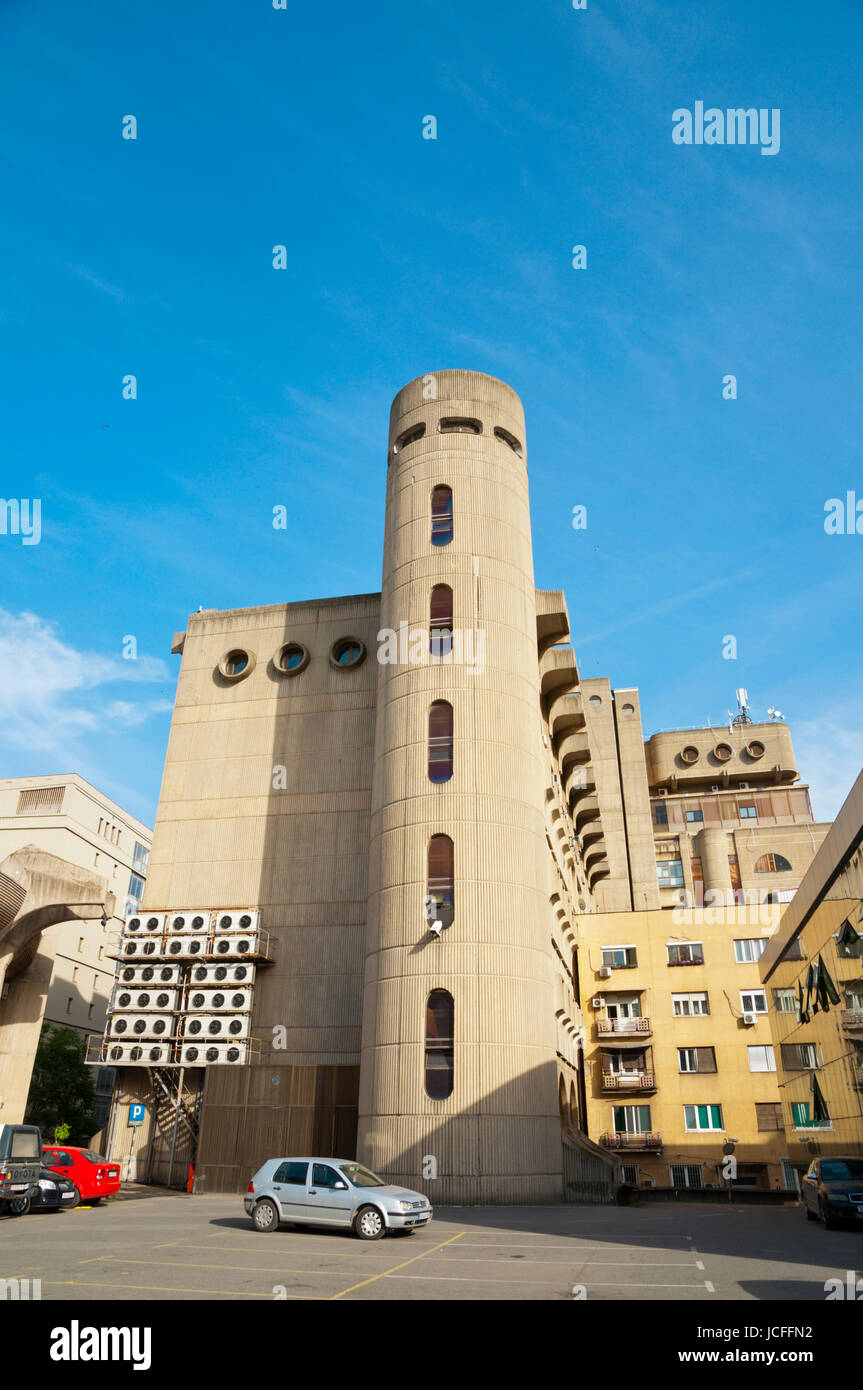 Main Post Office Gebäude von 1982, Skopje, Mazedonien Stockfoto