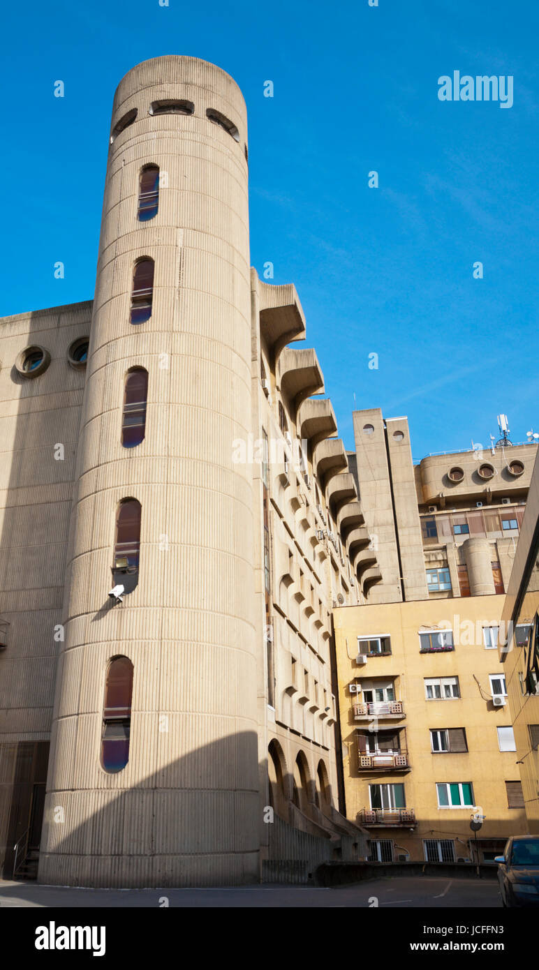 Main Post Office Gebäude von 1982, Skopje, Mazedonien Stockfoto