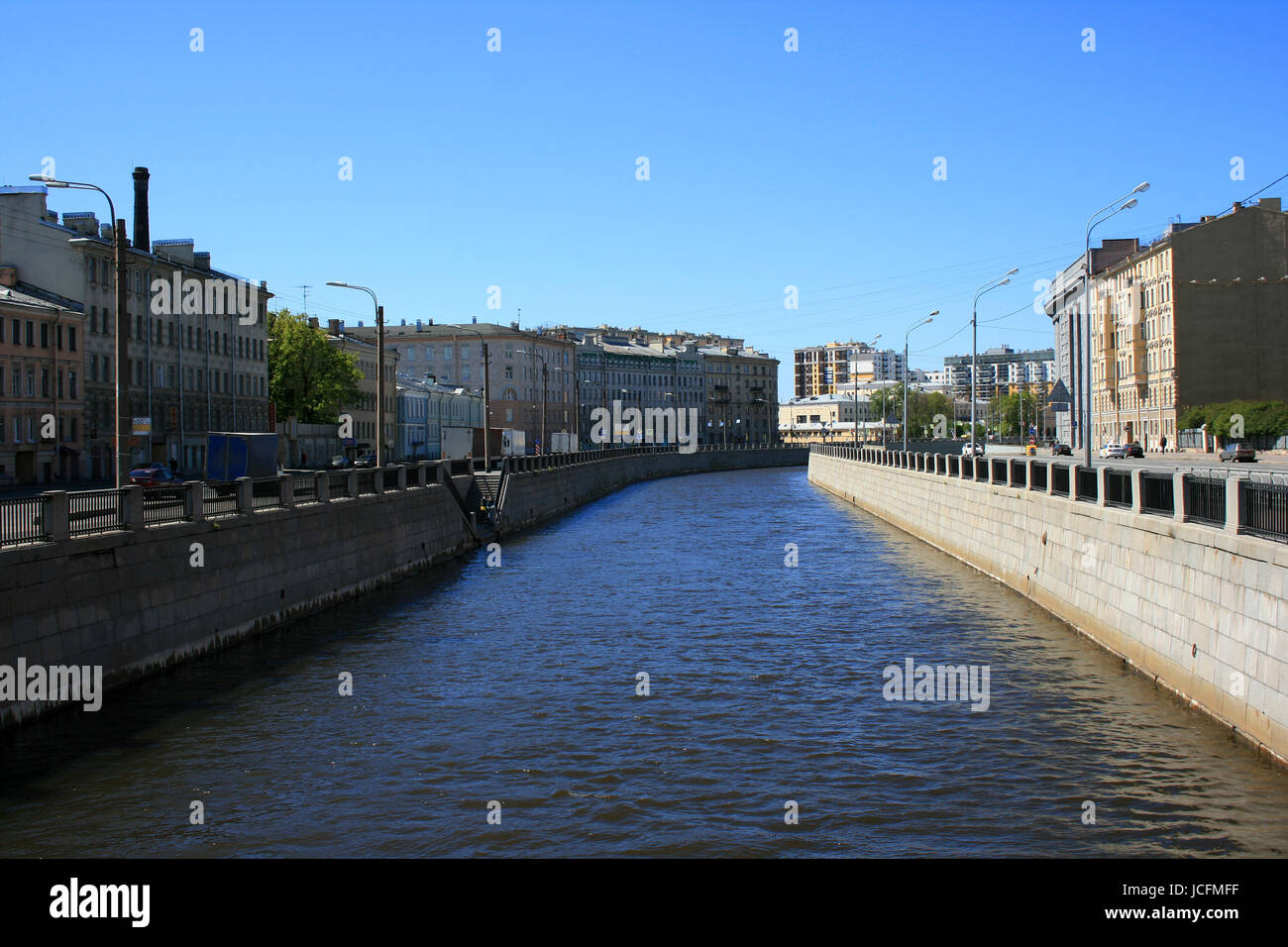 Kanal in Sankt Petersburg - Russland Stockfoto
