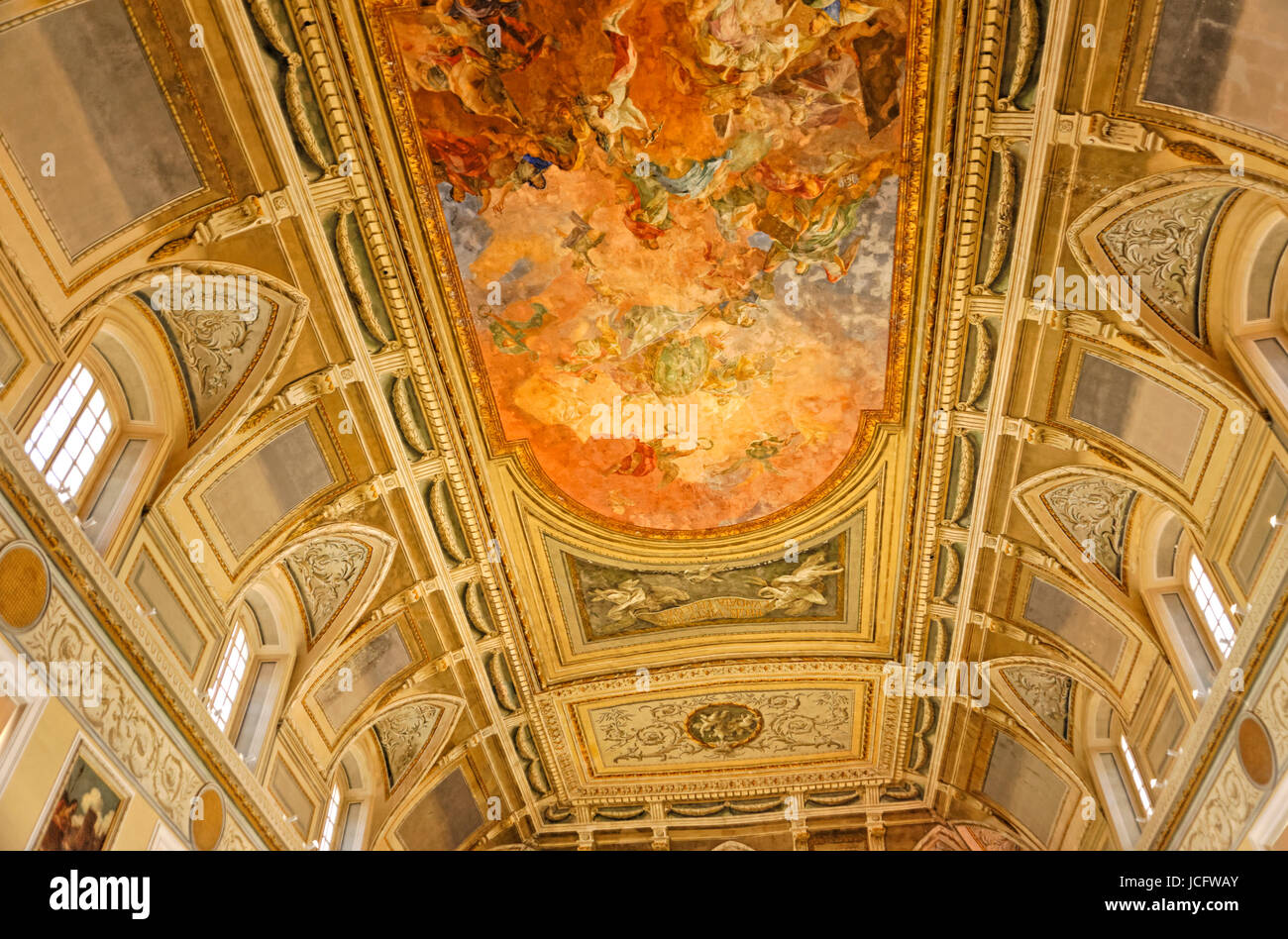 Meridian Hall Nationales Archäologisches Museum, Neapel, Italien Stockfoto