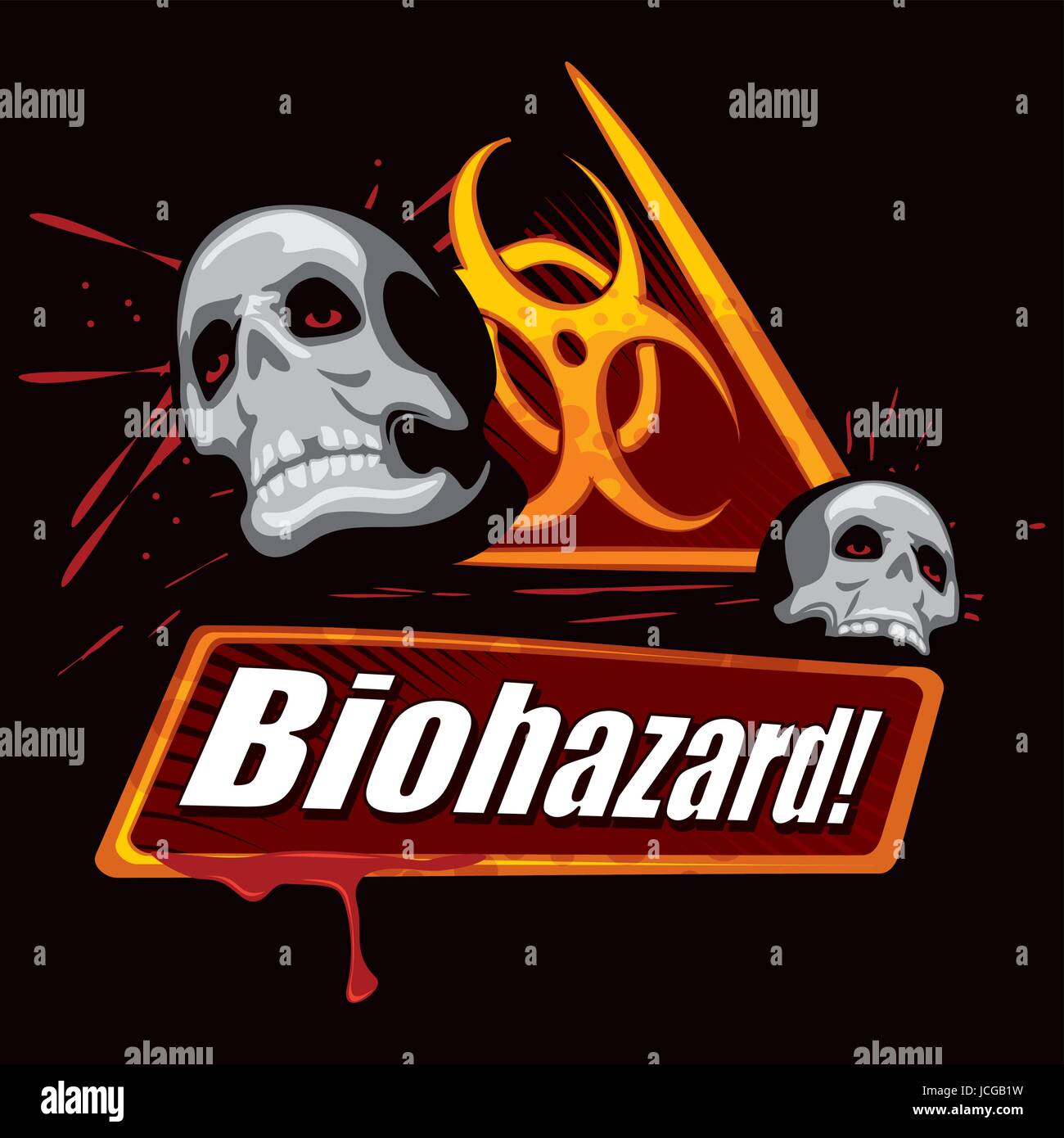 Biohazard-symbol Stock Vektor
