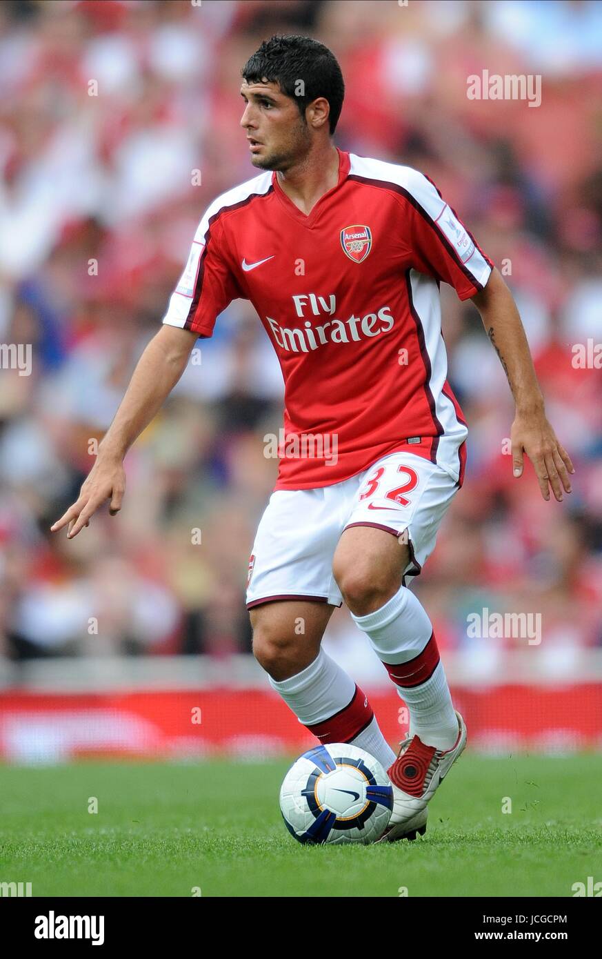 FRAN Mérida ARSENAL FC ARSENAL V GLASGOW RANGERS EMIRATES STADIUM, LONDON, ENGLAND 2. August 2009 DIY98067 Warnung! Dieses Foto kann nur für die Zeitung bzw. Zeitschrift redaktionelle Zwecke verwendet werden. Darf nicht für Internet/Online-Nutzung Nor für Publikationen unter Einbeziehung 1 Spieler, 1 Club oder 1 Wettbewerb, ohne schriftliche Genehmigung von Football DataCo Ltd. Für Rückfragen, bitte Kontakt Football DataCo Ltd unter + 44 (0) 207 864 9121 Stockfoto