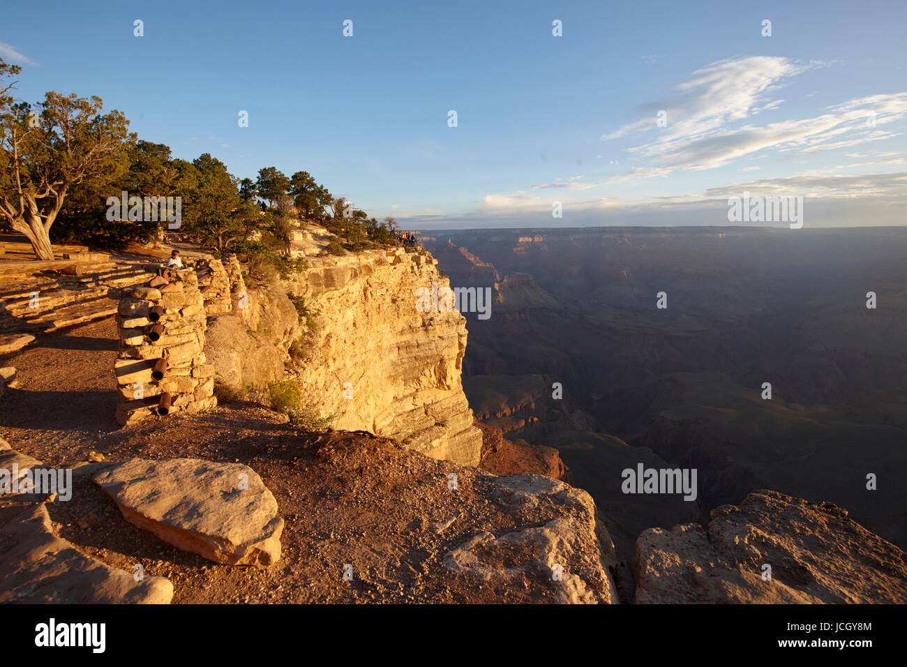 Grand Canyon gesehen von Yavapai Point, South Rim, Arizona, Vereinigte Staaten Stockfoto