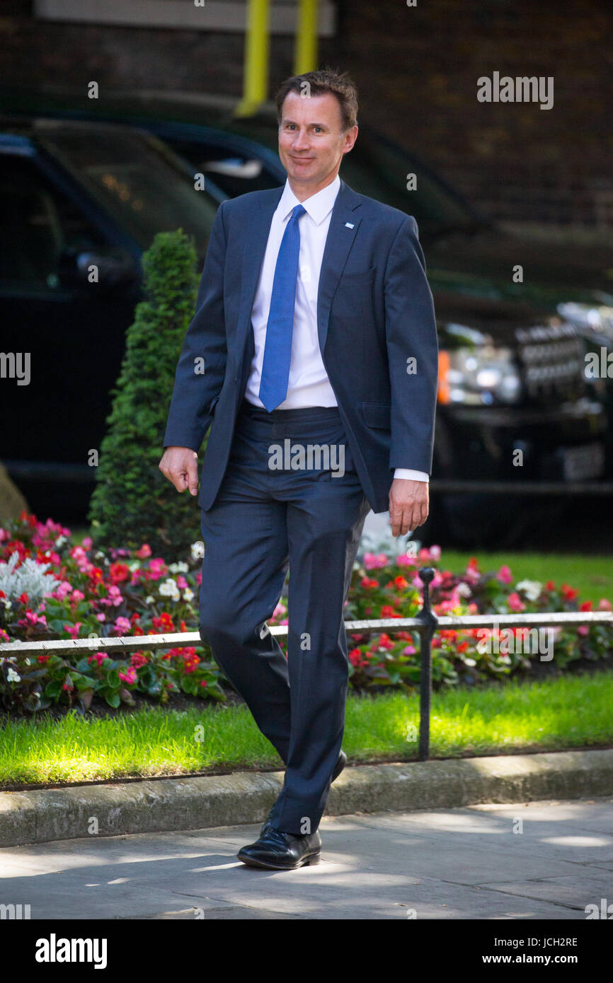 Jeremy Hunt, Gesundheitsminister, kommt für die Kabinettssitzung, Downing Street, London Stockfoto