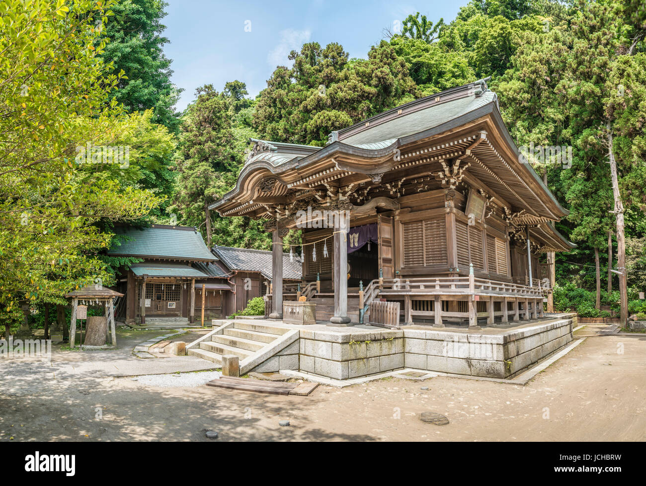 Goryo-jinja Schrein, Kamakura, Kanagawa, Japan Stockfoto