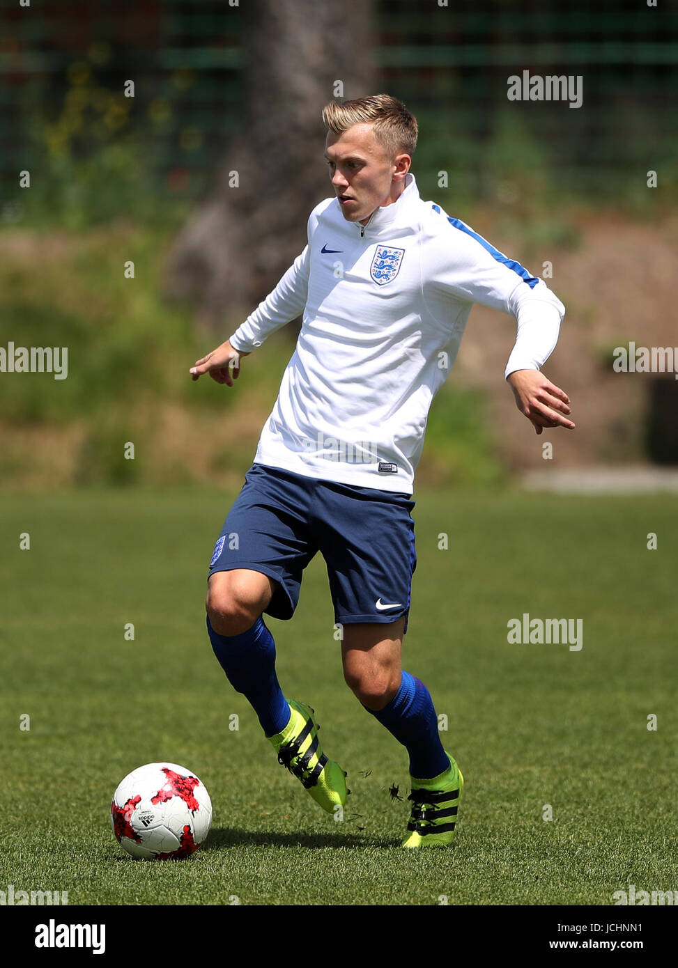 England U21 Kapitän James ward-Prowse während der Trainingseinheit im Stadion Kusocinskiego in Kielce, Polen. DRÜCKEN SIE VERBANDSFOTO. Bilddatum: Donnerstag, 15. Juni 2017. Siehe PA Story SOCCER England U21. Das Foto sollte lauten: Nick Potts/PA Wire. . Stockfoto