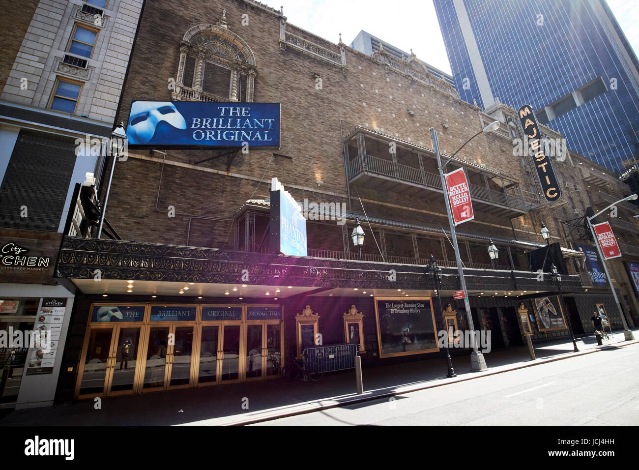 Majestic Theater Phantom der Oper New York City USA Stockfoto