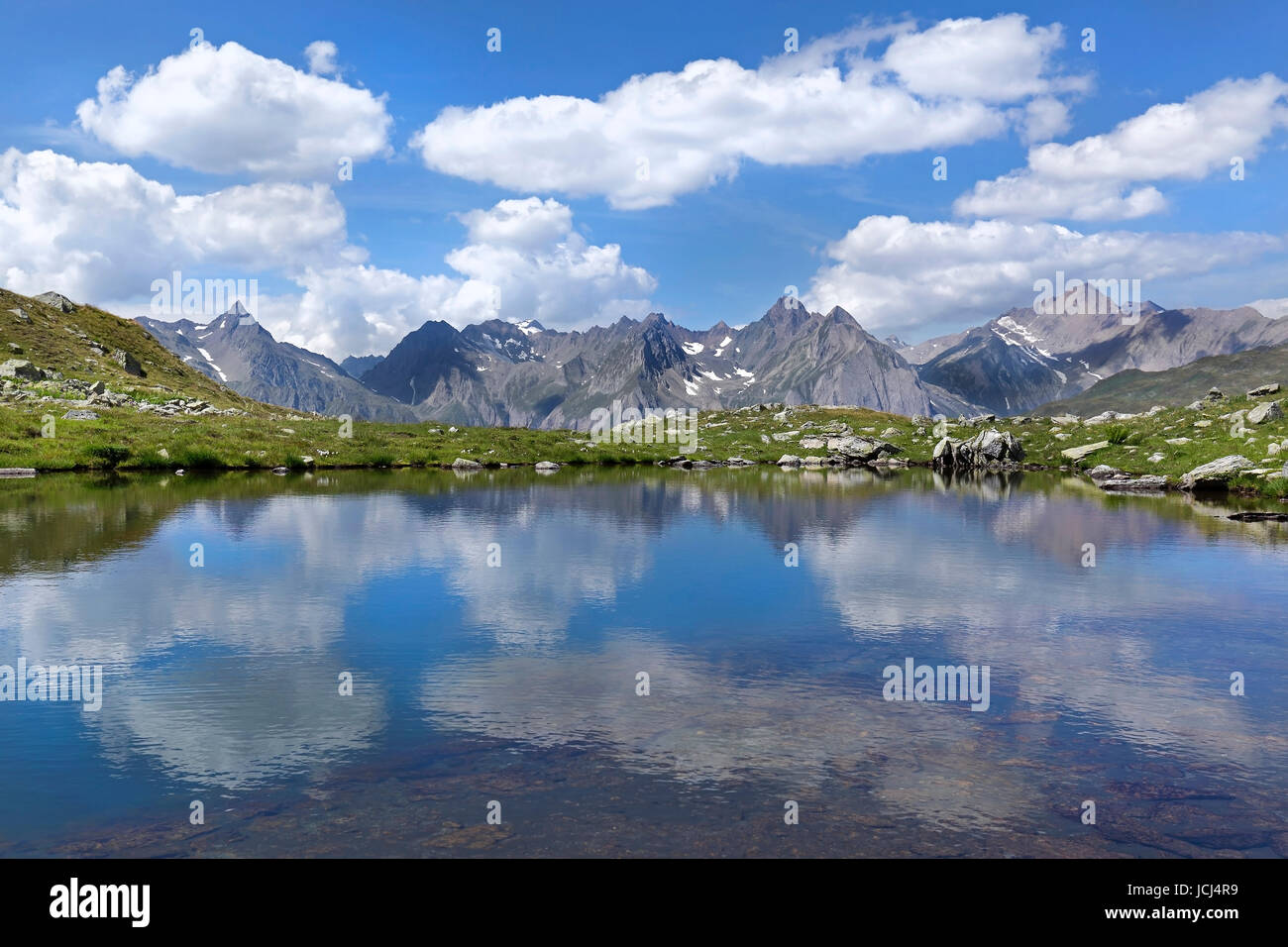 Landschaft im Formazza Tal, Italien. Stockfoto