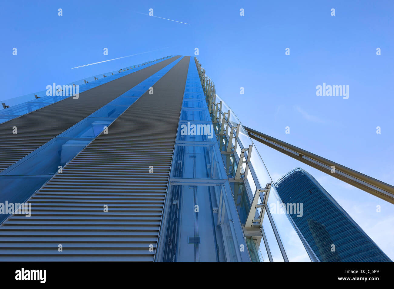 Die Isozaki Turm in dem neuen Stadtteil "Citylife" in Mailand, Italien. Stockfoto