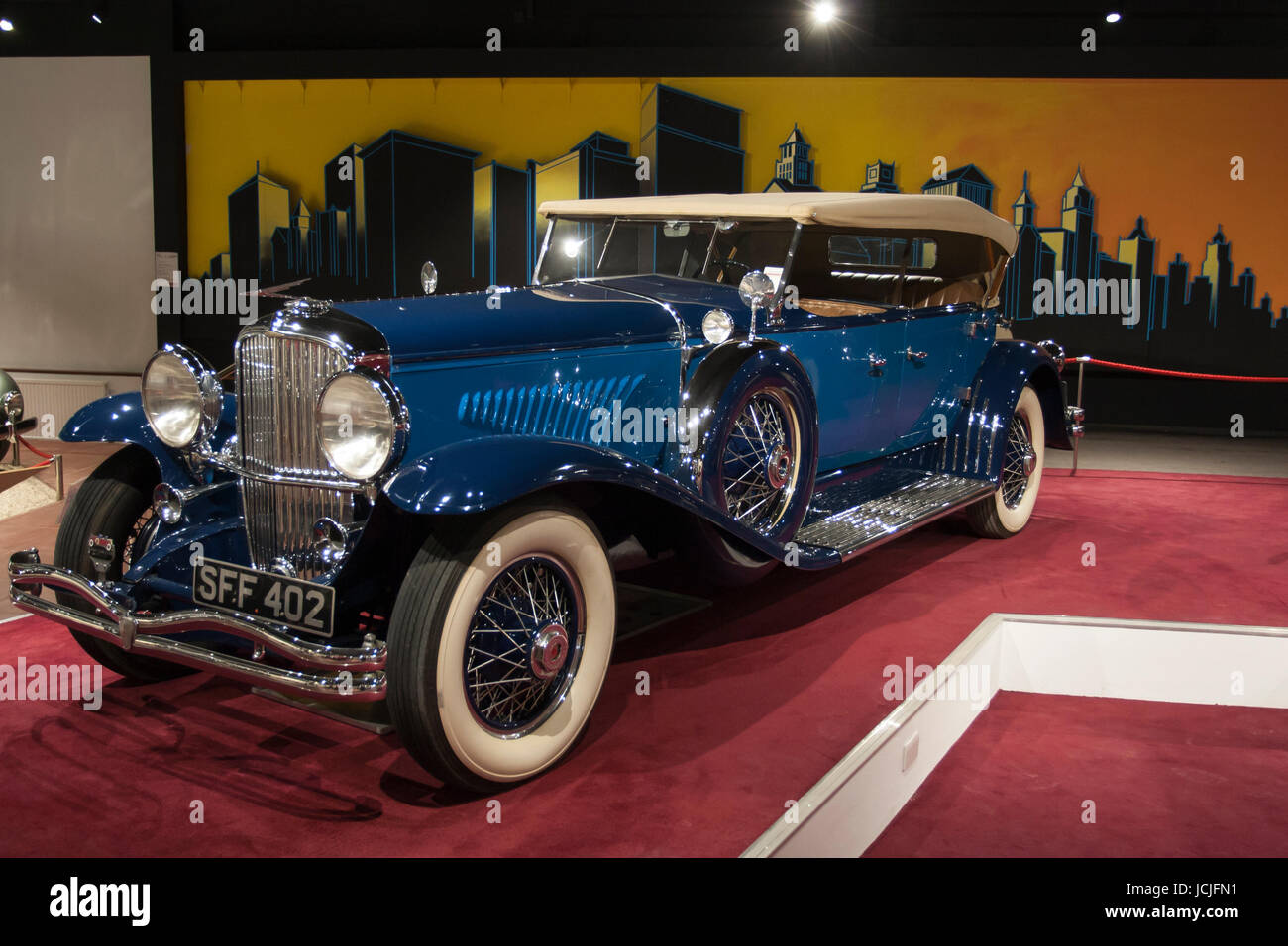 1931 Duesenberg 6,9 Liter Modell J Derham Tourster der Haynes Motor Museum Sparkford Somerset Stockfoto