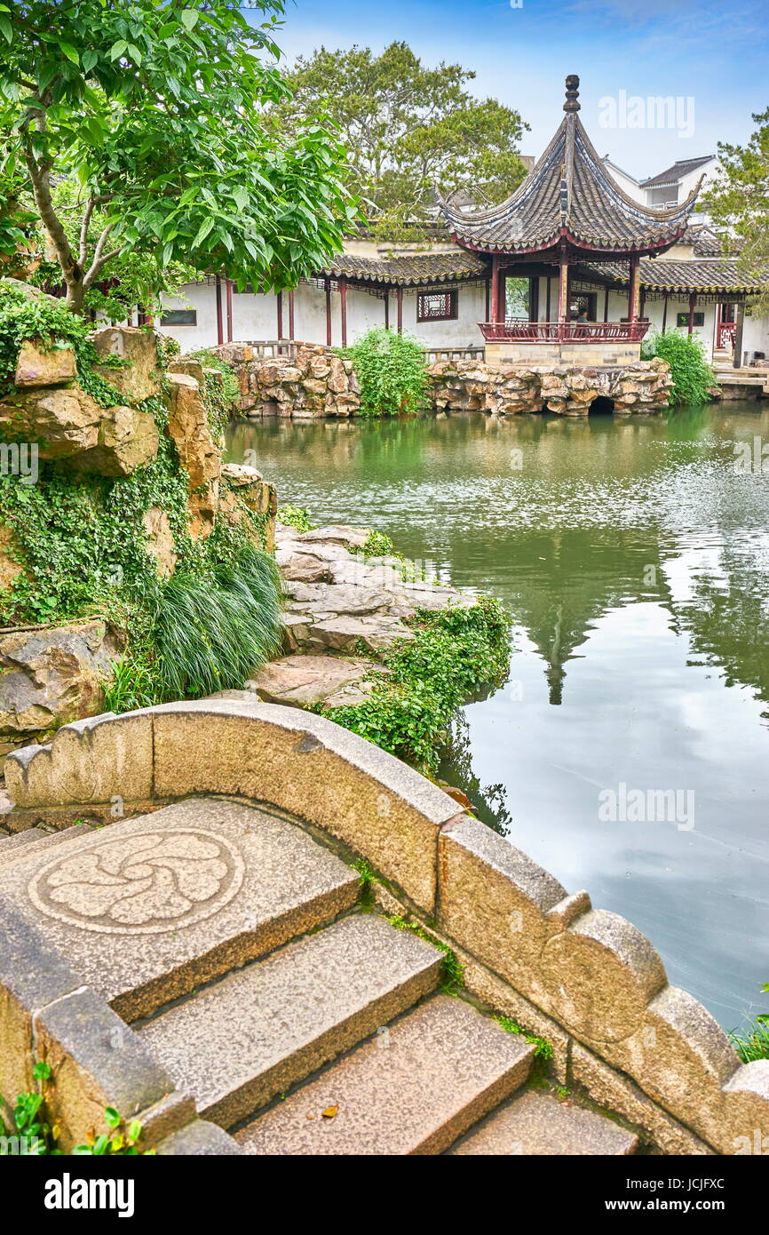 Meister der Nets Garden, Suzhou, China Stockfoto