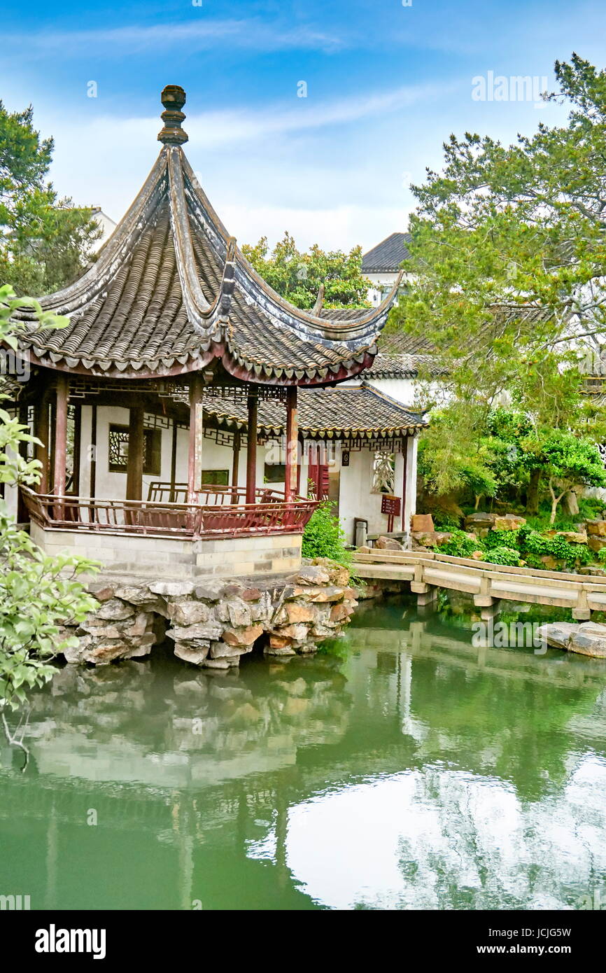 Meister der Nets Garden, Suzhou, China Stockfoto