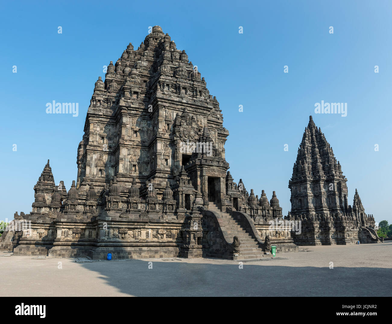 Prambanan Tempel, Stupas, Hindu-Tempel-Komplex, Kecamatan Prambanan, Daerah Istimewa Yogyakarta, Java Tengah, Java, Indonesien Stockfoto