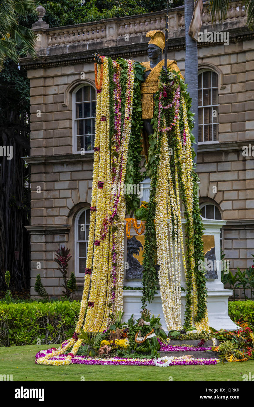 Statua di re kamehameha hawaii Fotos und Bildmaterial in hoher Auflösung Alamy
