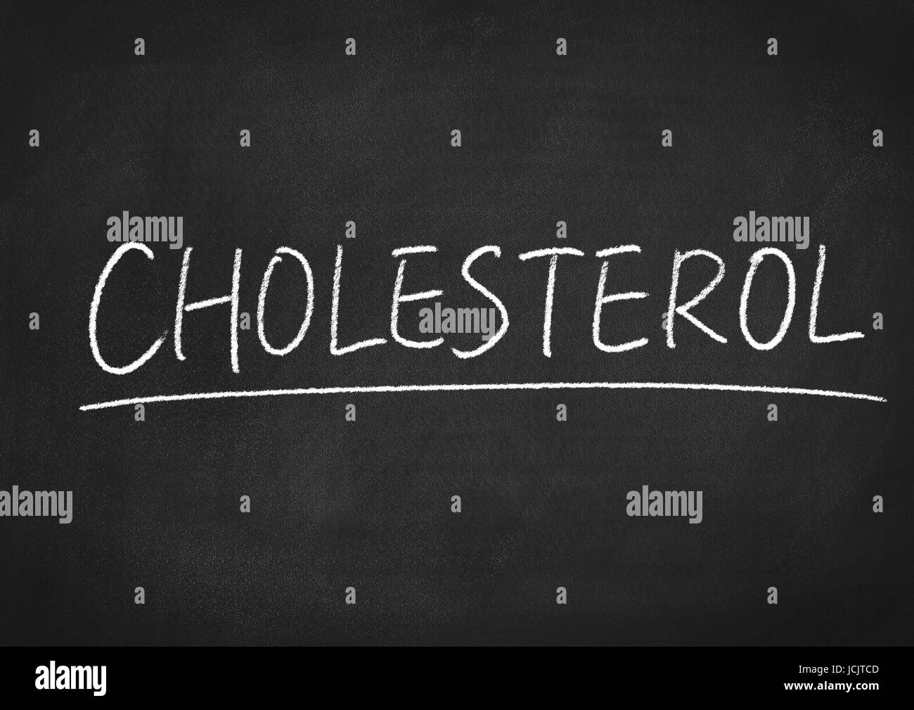 Cholesterin Stockfoto