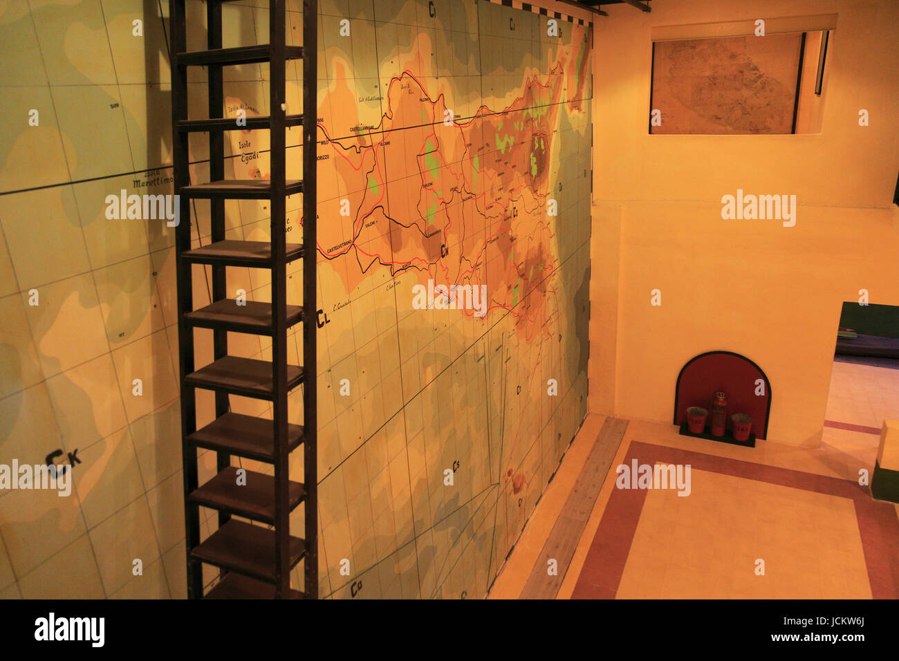 Lascaris War Rooms Unterirdisches Museum Valletta Malta